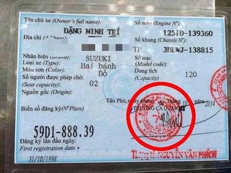 Cầm giấy tờ xe tại Hải Phòng