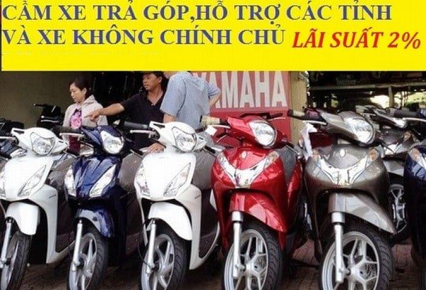 Cầm xe máy tại nhà