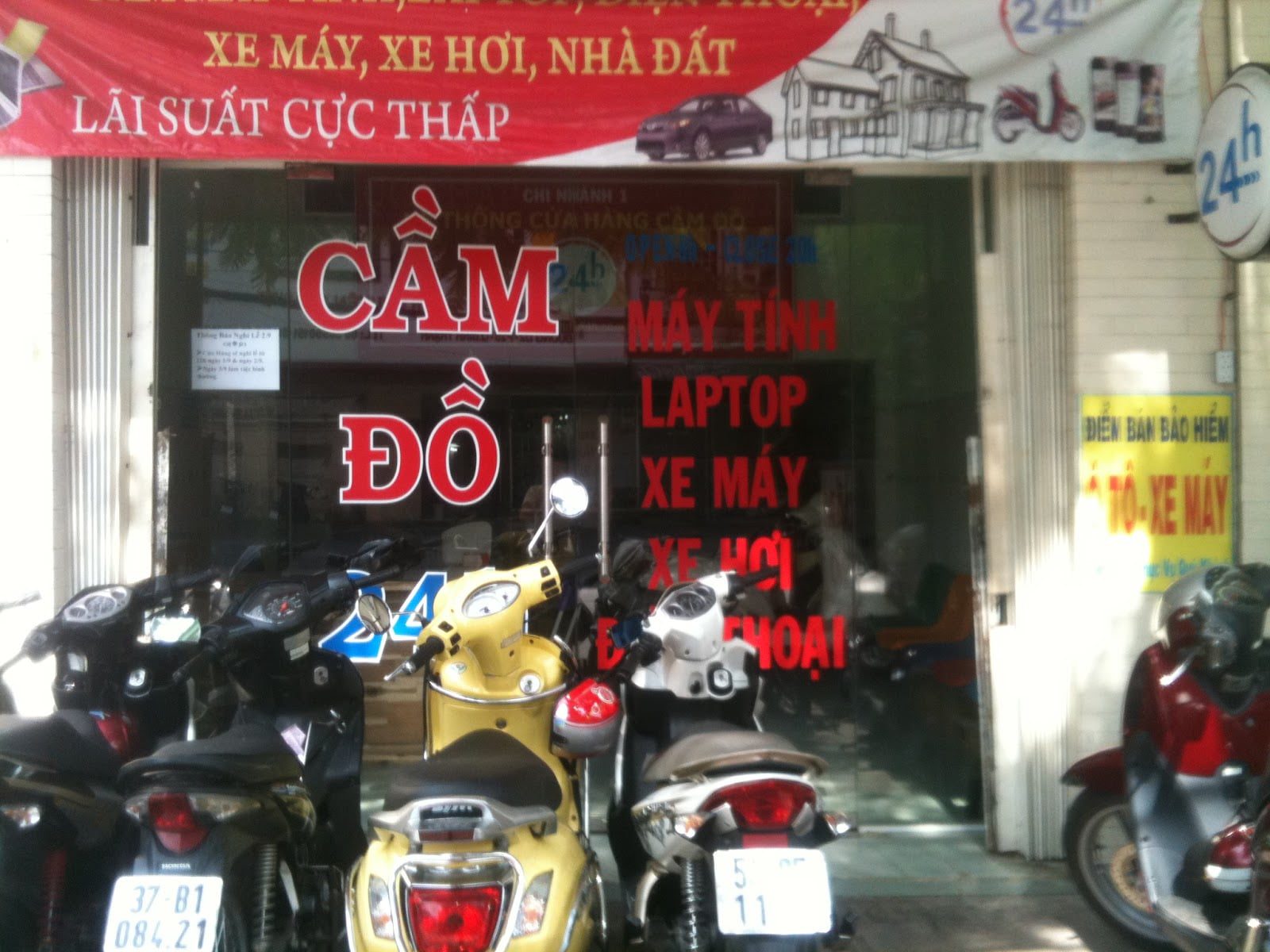 Dịch vụ cầm xe máy tại Hà Nội