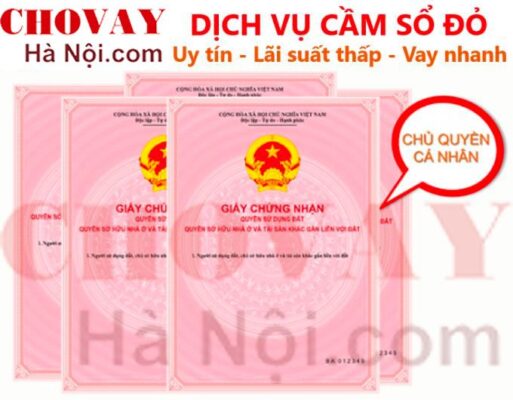 Dịch vụ cầm sổ đỏ tại quận Cầu Giấy Lãi suất thấp, Cầm nhanh nhất